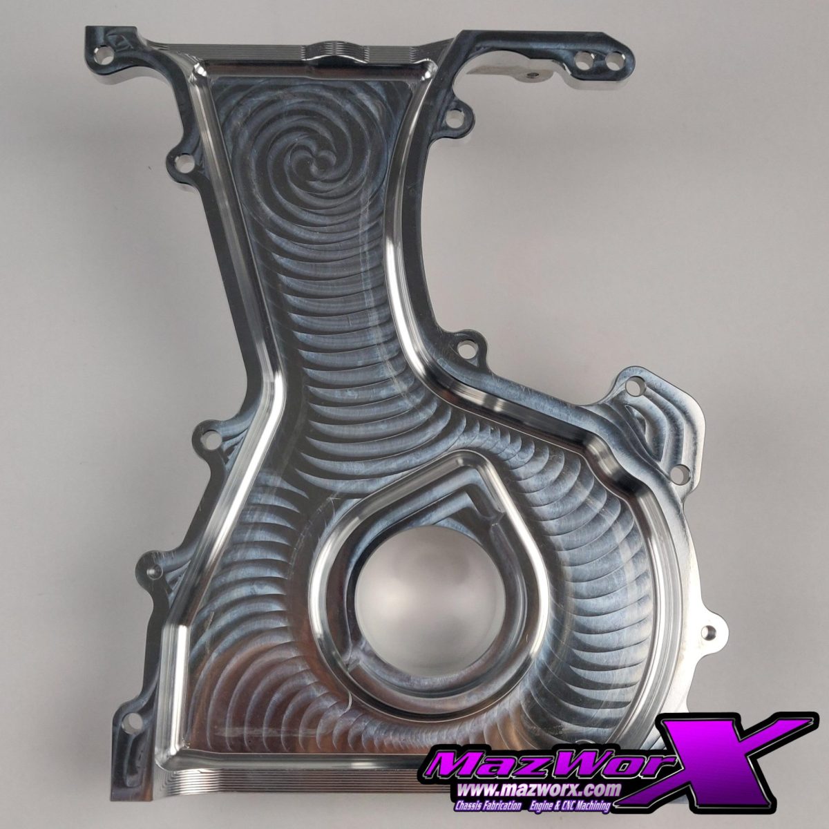 Mazworx SR20 Billet Front Cover for Dry Sump
