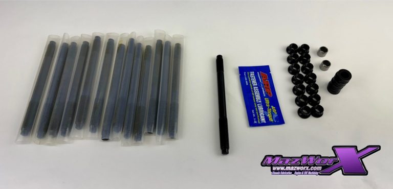 1/2"-9/16" Alloy Head Stud Kit, Billet Inline 6