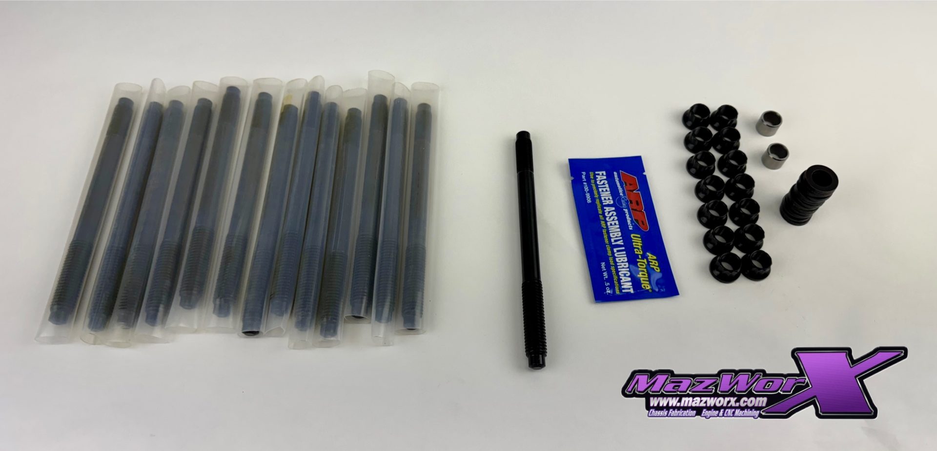 1/2"-9/16" Alloy Head Stud Kit, Billet Inline 6