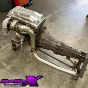 Mazworx 3" Downpipe Assembly, Artec SR20 RWD Top Mount Exhaust Manifold G25-G35