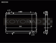 Koyo Aluminum Racing Radiator S14/S15 SR20DET