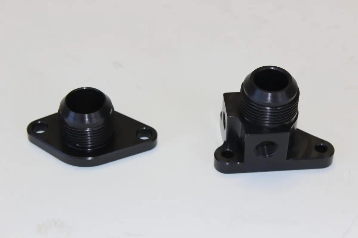 Mazworx SR20 RWD Billet Water Neck Set (w/o thermostat housing)