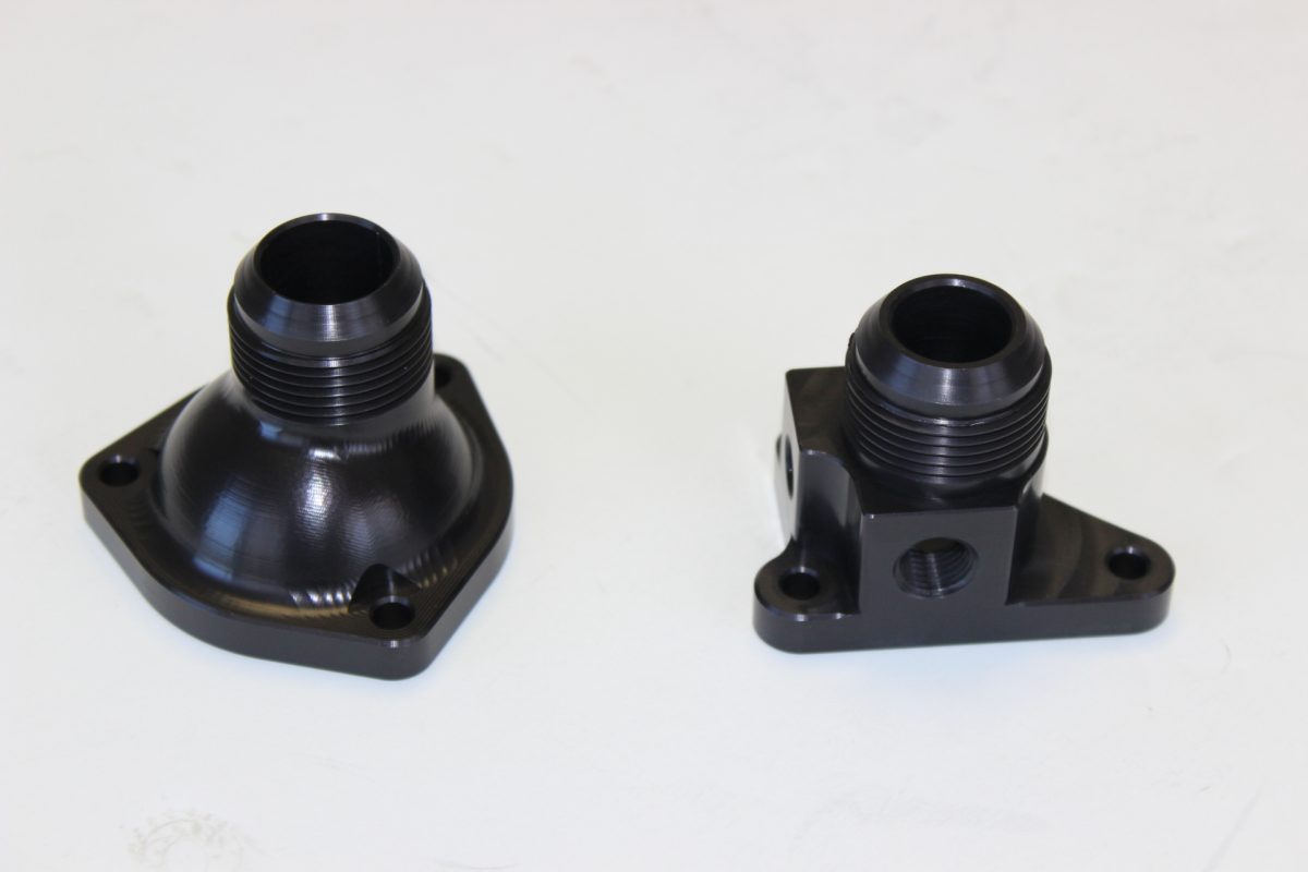 Mazworx SR20 Billet Water Neck/Thermo Housing Set