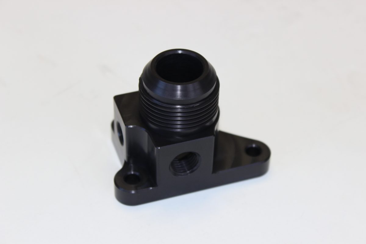 Mazworx Billet Water Neck Outlet