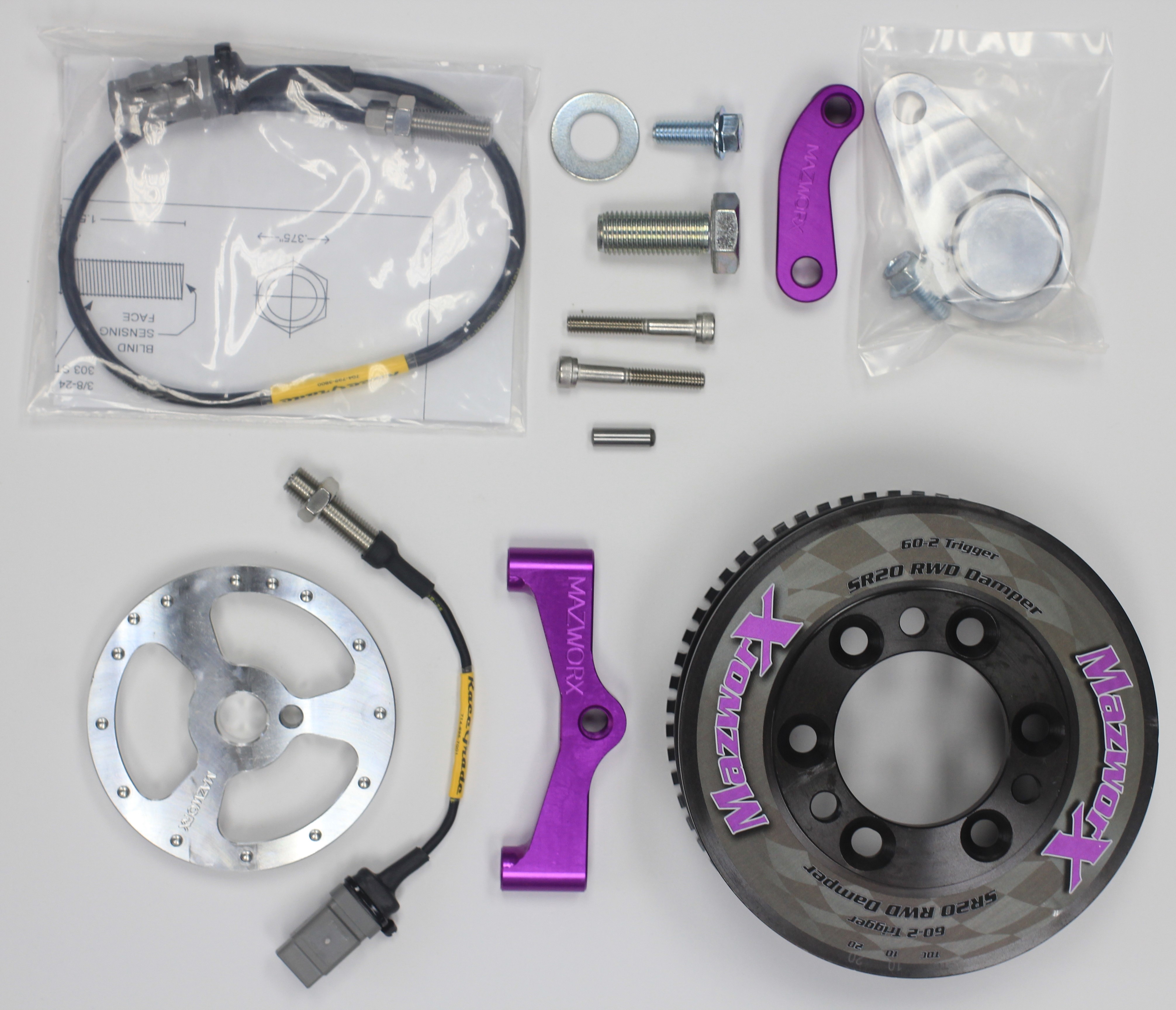 Mazworx SR20VE RWD 60-2 Crank/Cam Sensor Kit