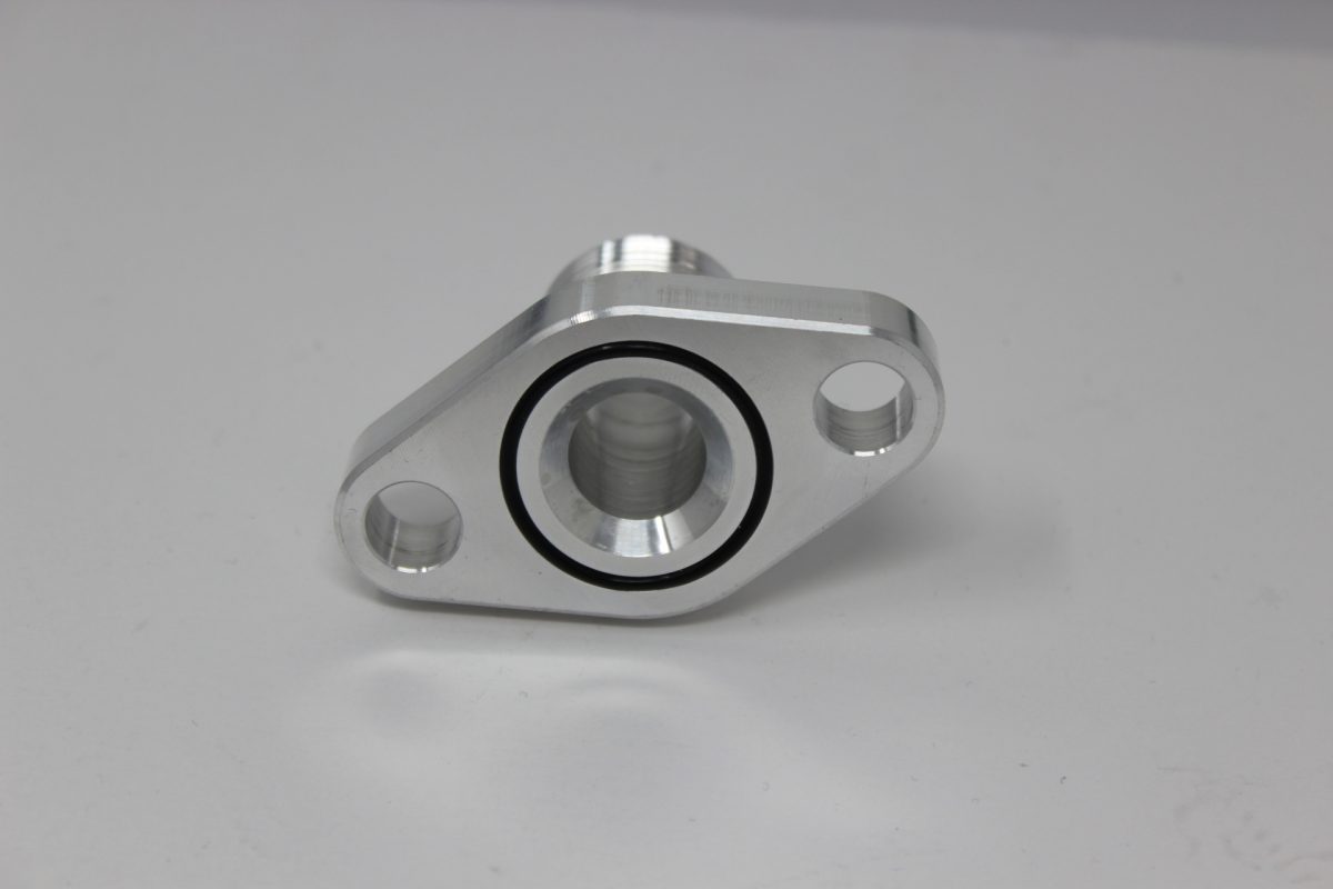 Mazworx Garrett GT55/Precision Pro Mod Oil Drain Flange -12an