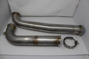 Mazworx 3" Downpipe Assembly, Mazworx SR20 RWD Exhaust Manifold G25-G35