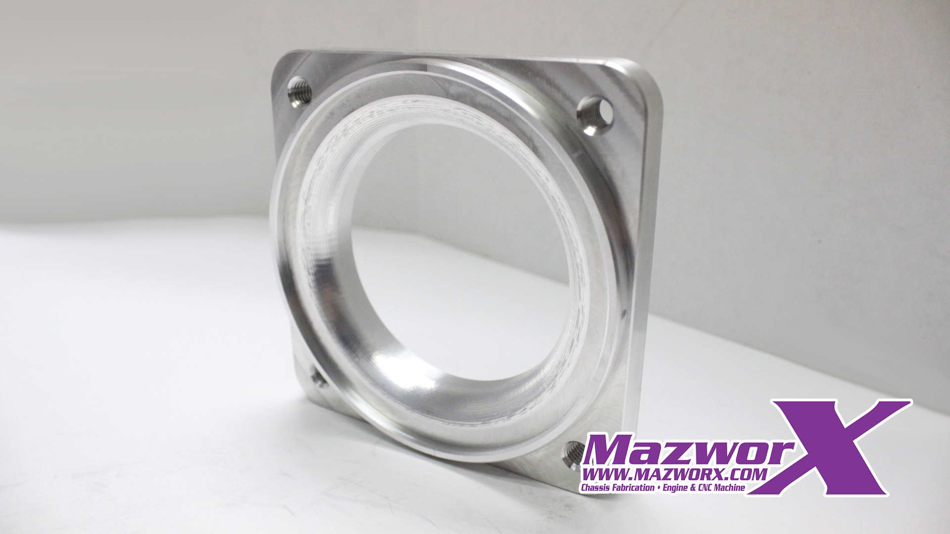 Mazworx Throttle Body Flange, Mustang 75mm