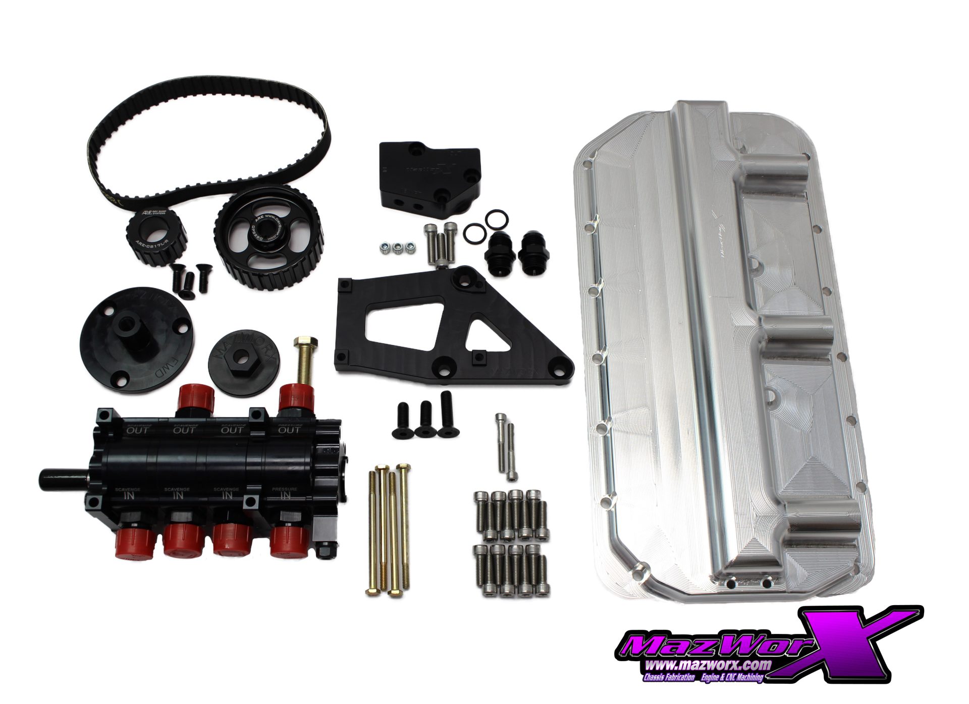 Mazworx SR20 FWD Dry Sump Kit