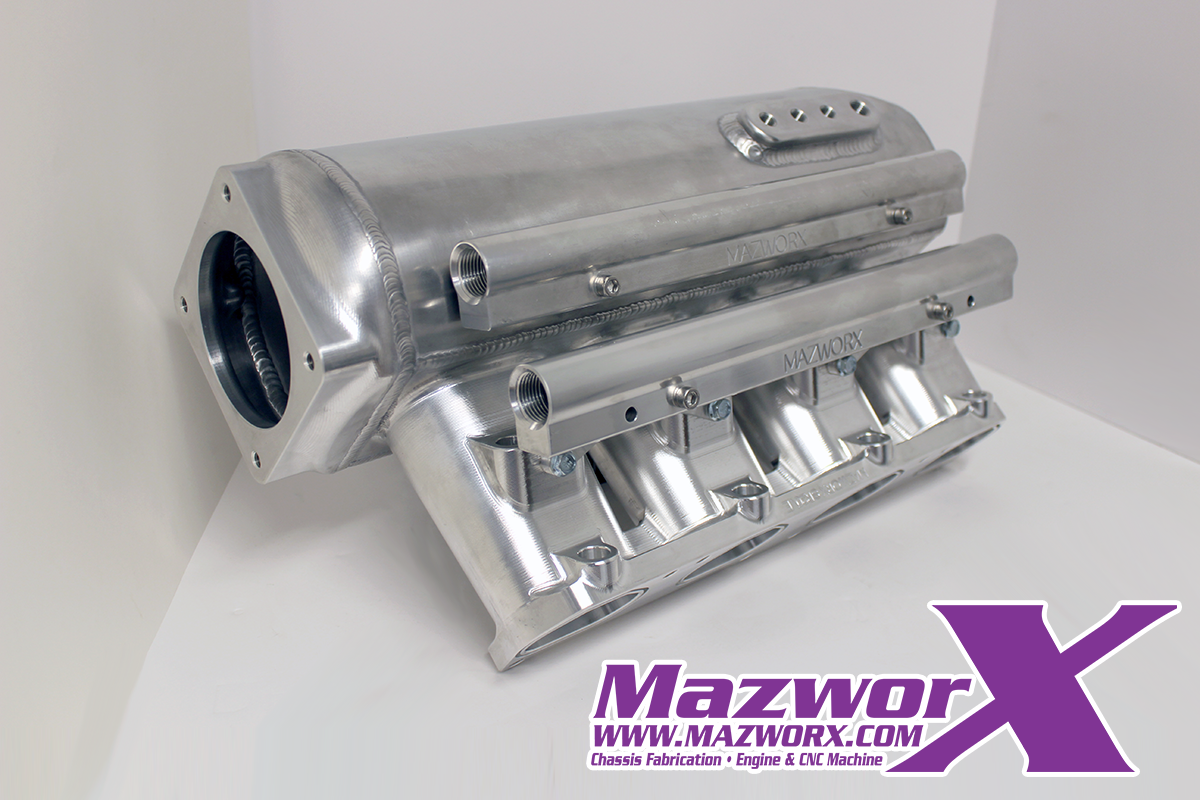 Mazworx Billet SR20VE Race Intake Manifold Assembly for 12 Injectors