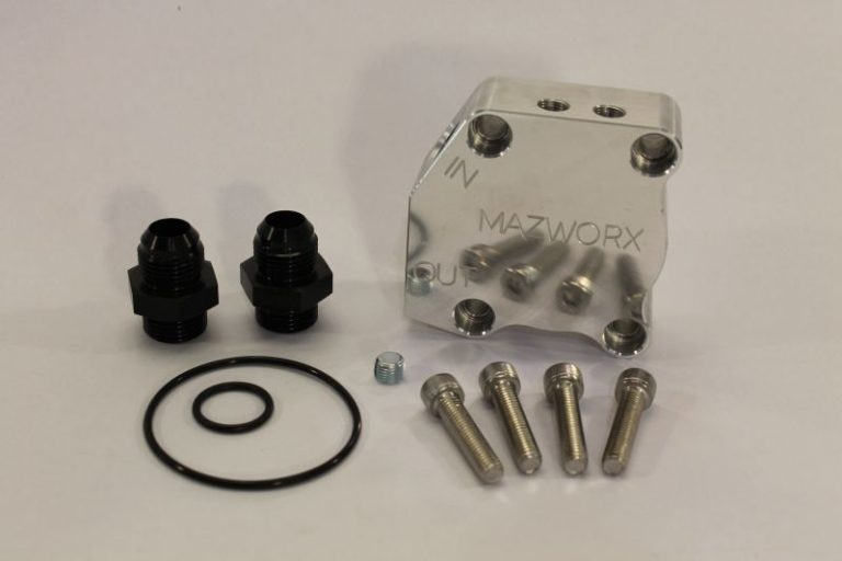 Mazworx SR20DET GTi-R Oil Block Adapter
